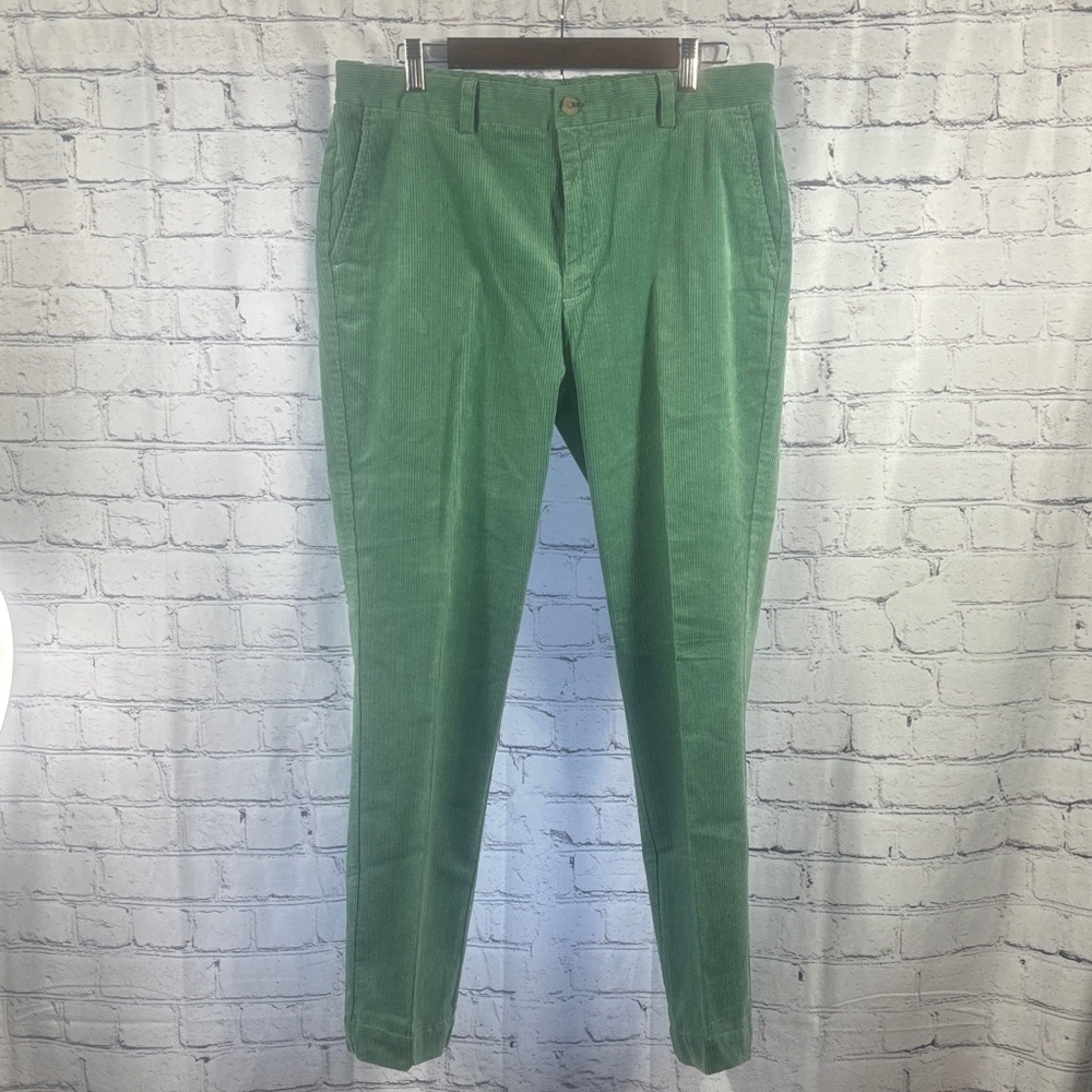 Vineyard Vines Men's Green Corduroy Pants